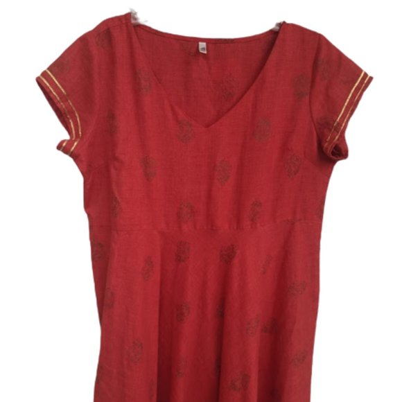 WELL WORN Authentic Indian Dress Size XXL Fits XL - Picture 4 of 6